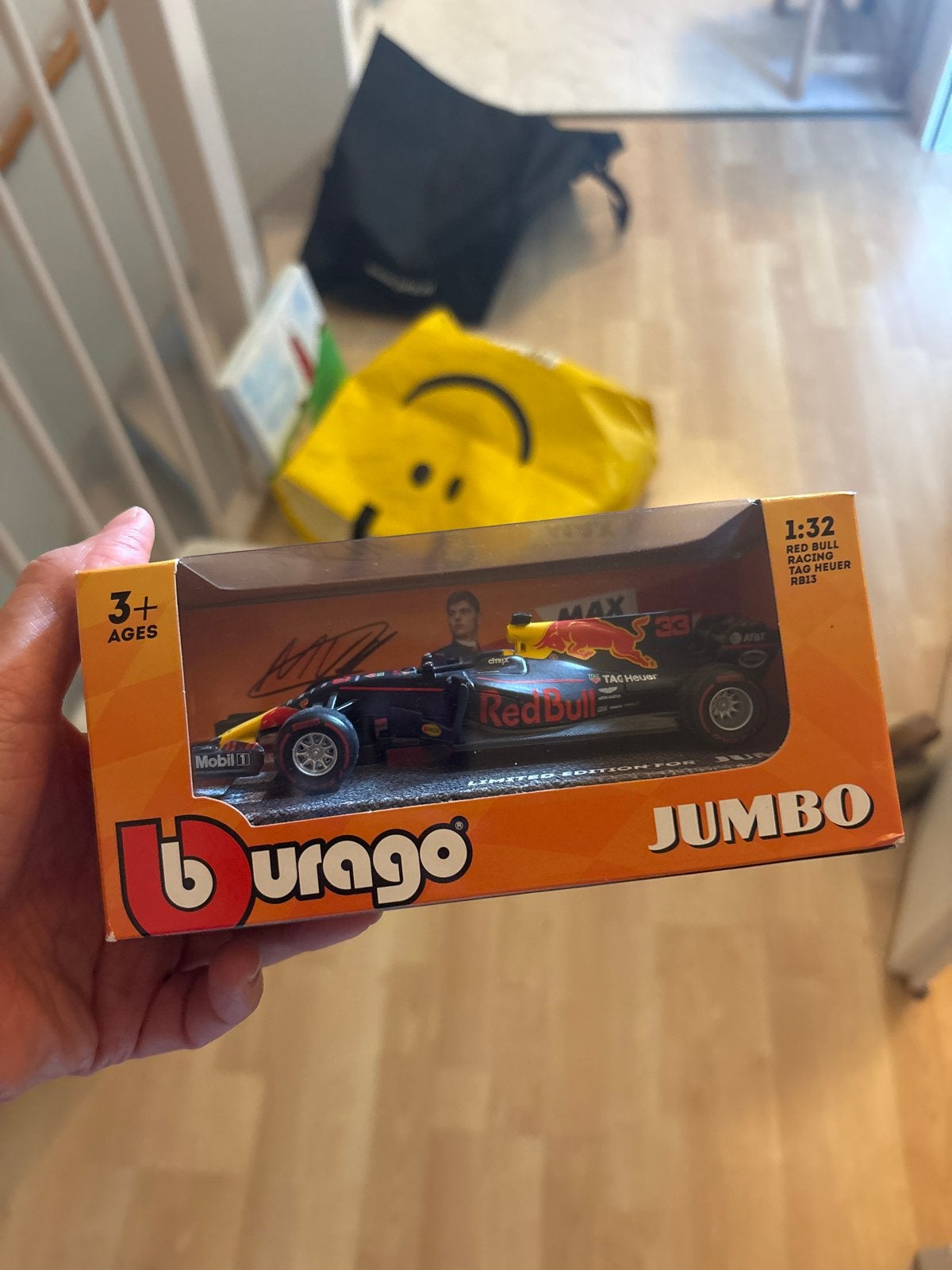 Bburago Red Bull Racing RB13 Max Verstappen 1:32, Ophalen of Verzenden, Nieuw, Auto