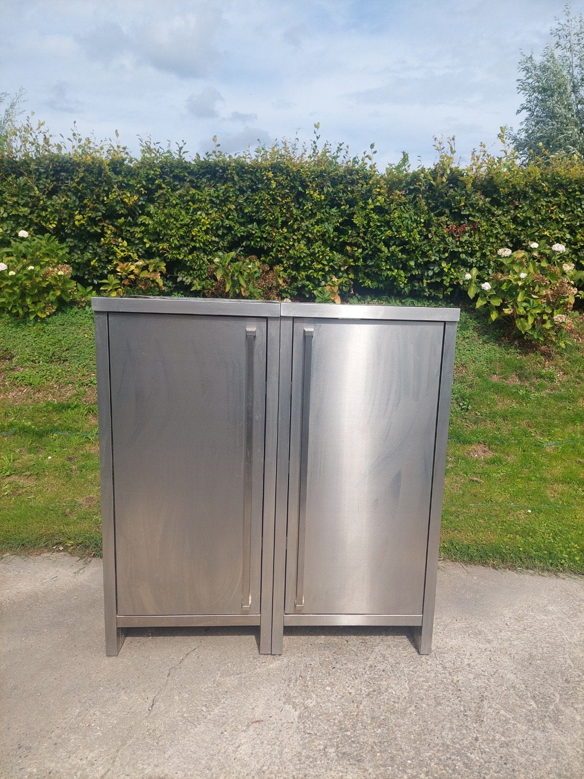 M-system rvs hoge keukenkasten, Ophalen, Gebruikt, 50 tot 100 cm, Minder dan 100 cm