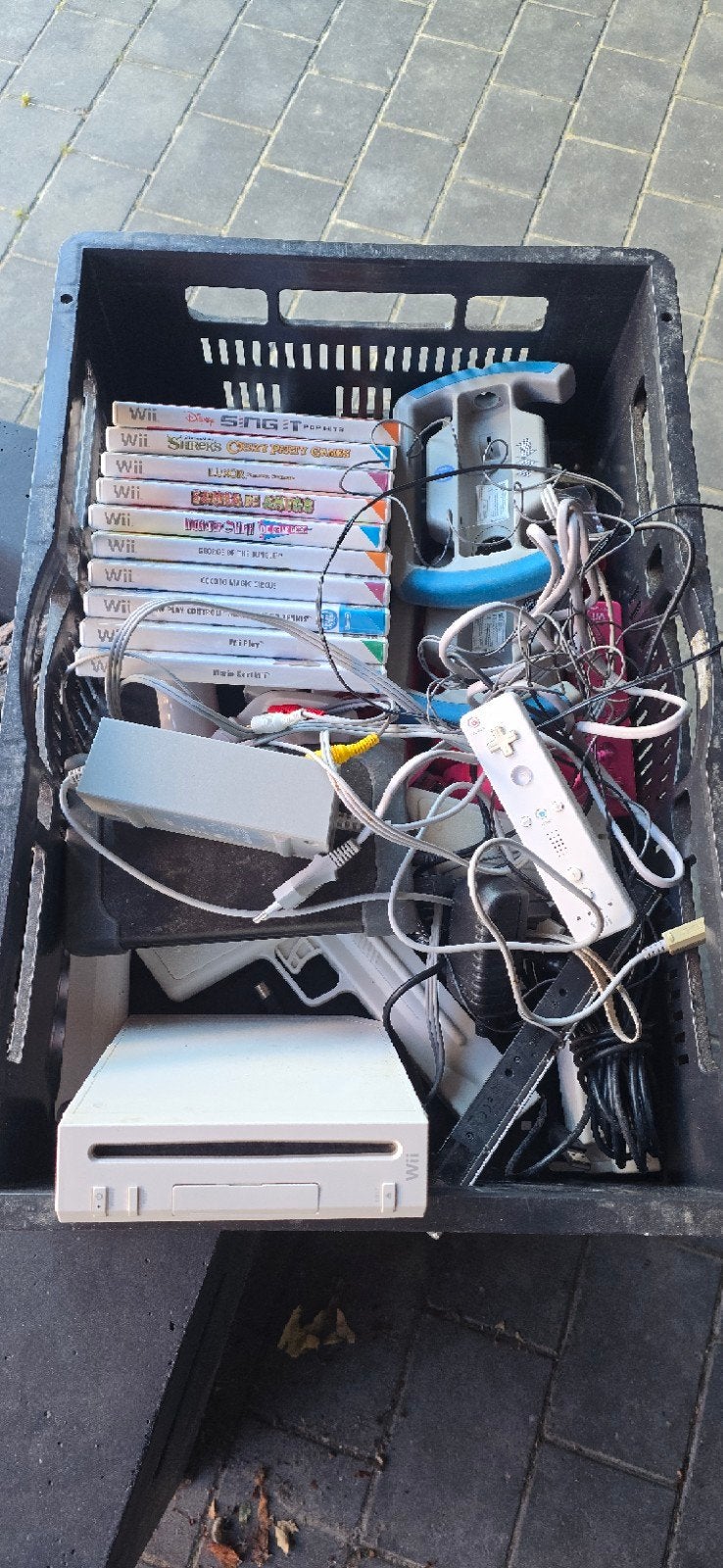Wii console met spellen en harde schijf, Spelcomputers en Games, Spelcomputers | Nintendo Wii, Ophalen of Verzenden, Gebruikt