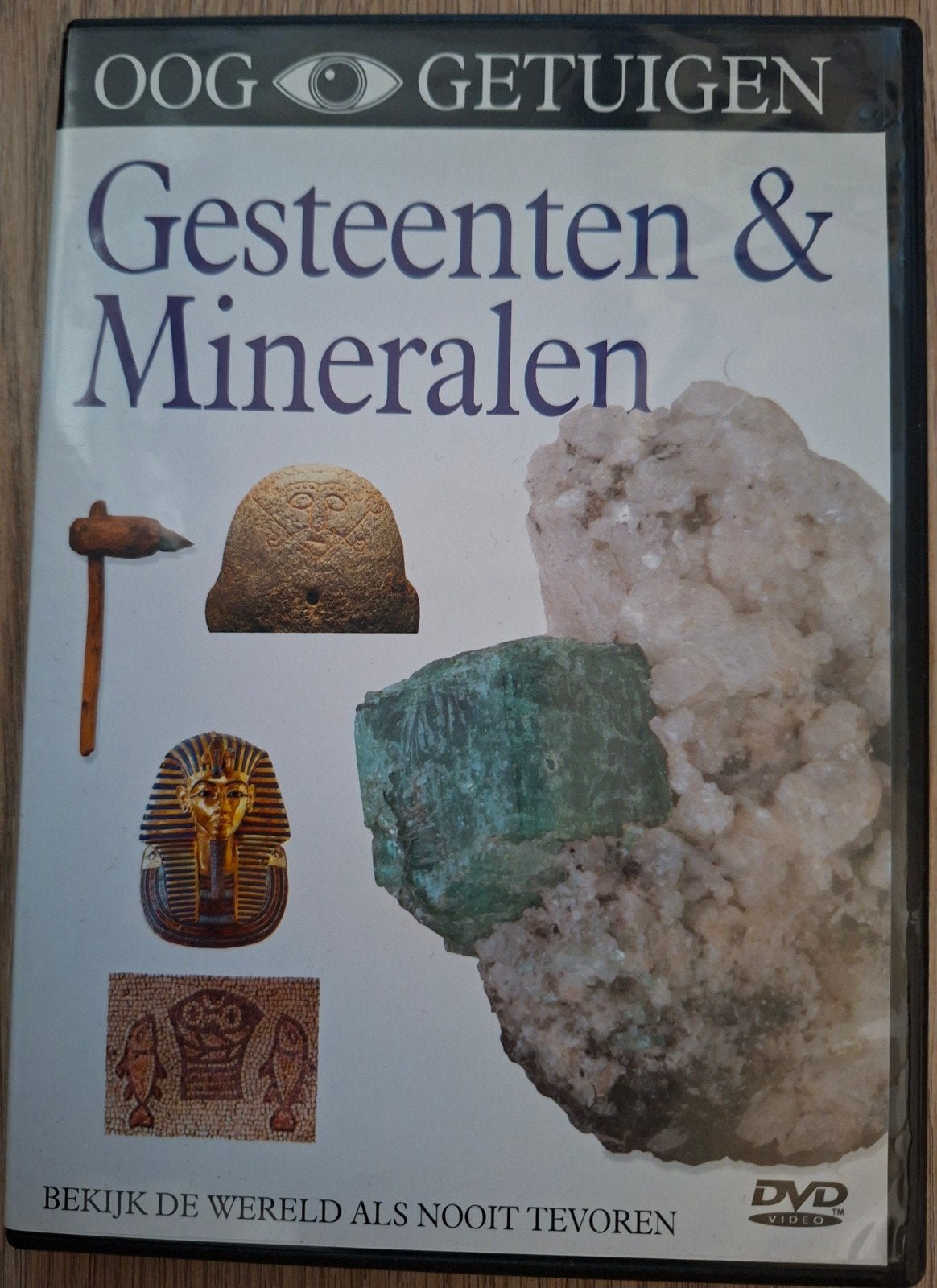 Originele DVD Gesteenten & Mineralen - Ooggetuigen, Alle leeftijden, Ophalen of Verzenden, Zo goed als nieuw, Natuur