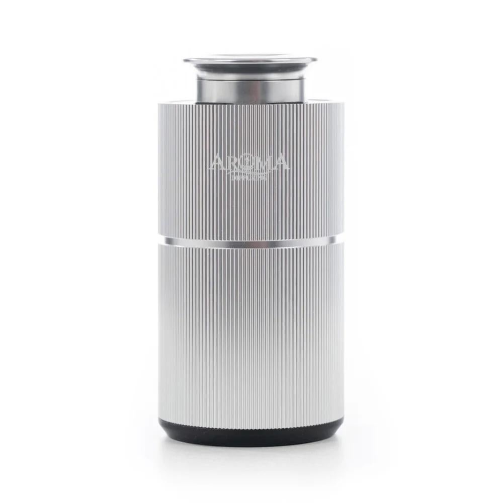 AromaDiffusing Mini - 25m² - Draadloos zilver huisparfum, Ophalen of Verzenden, Zo goed als nieuw, Overige materialen, Minder dan 25 cm