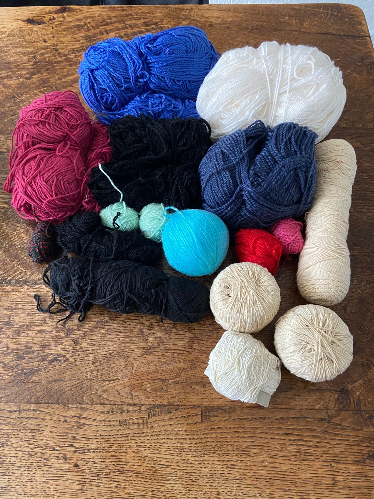 Restanten wol en haakgaren, Hobby en Vrije tijd, Breien en Haken, Ophalen of Verzenden, Gebruikt, Breien of Haken, Wol of Garen