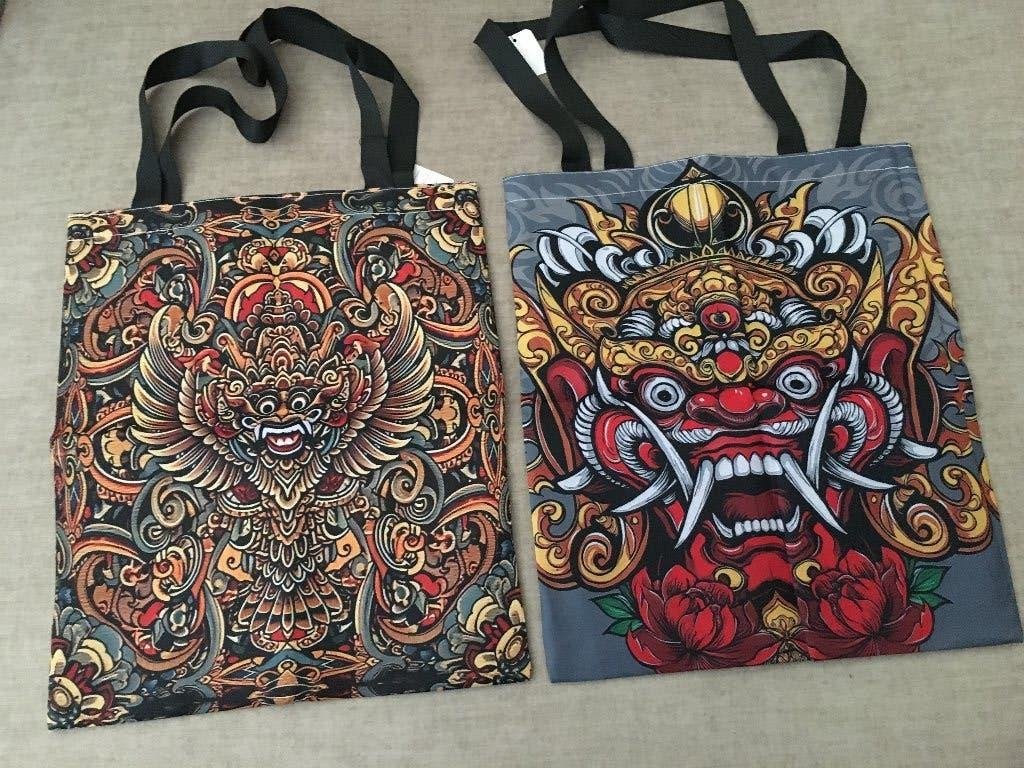 Hele mooie INDONESIA - BALI - BARONG (Schouder/Hand) Tassen, Verzenden, Nieuw, Overige kleuren