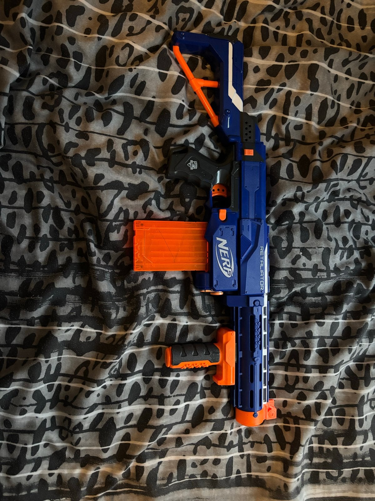Nerf Retaliator blaster - zonder pijltjes, Ophalen of Verzenden, Gebruikt, Jongen of Meisje