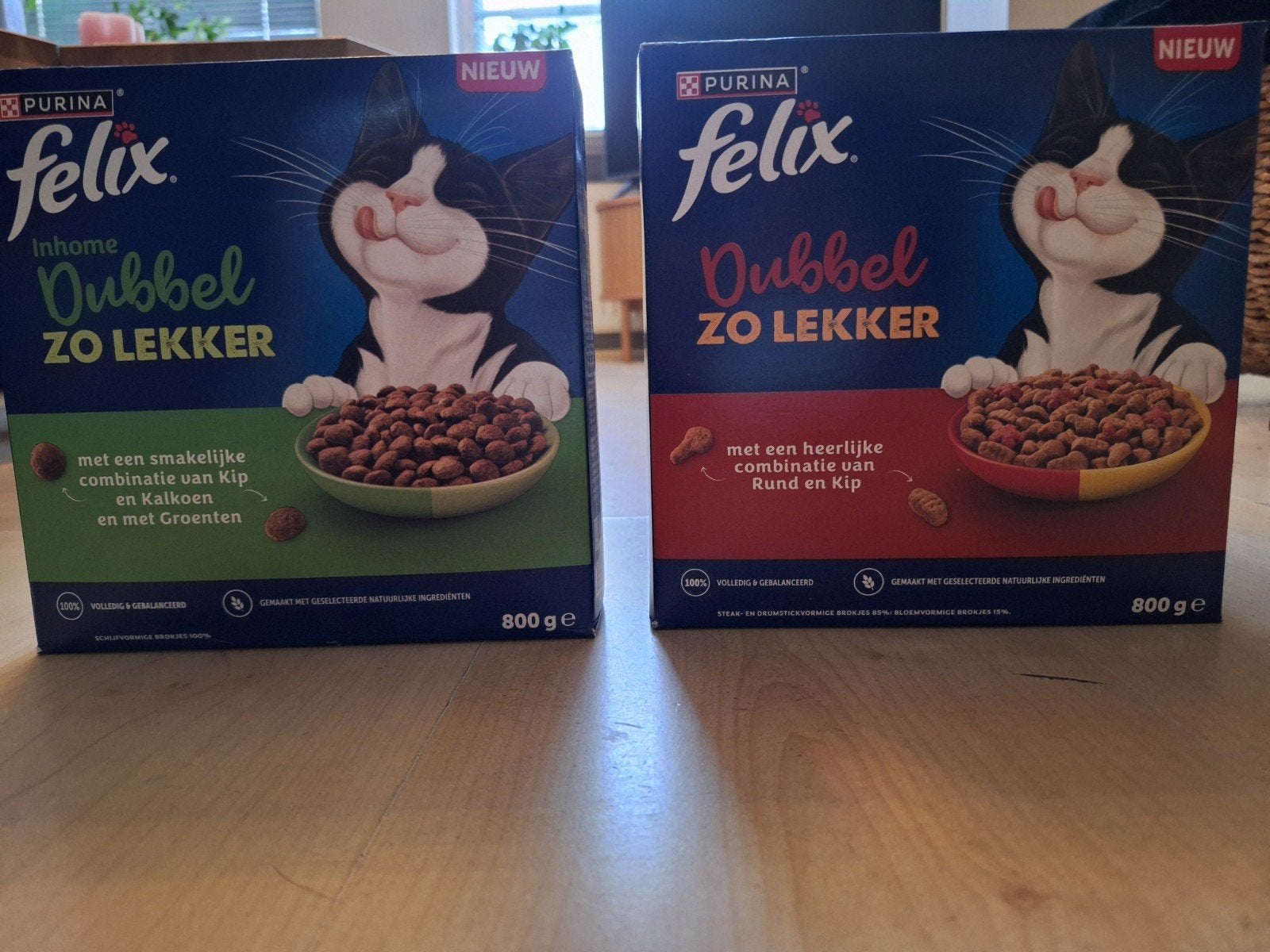 felix kattenbrokken 7 pakken 800 gram, Dieren en Toebehoren, Ophalen of Verzenden, Kat