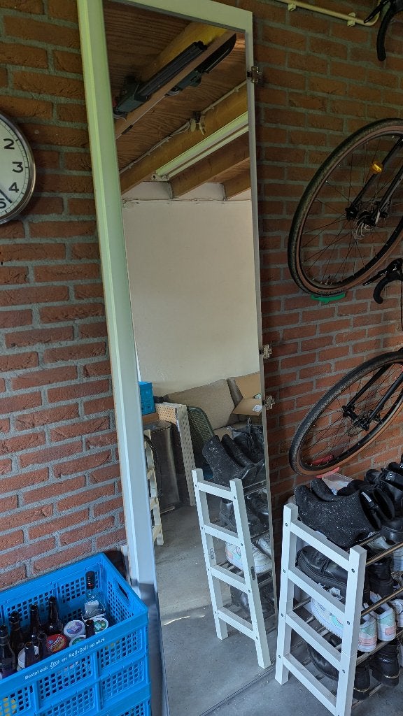 IKEA AHEIM Spiegeldeur 50x229cm, Ophalen, Gebruikt, 200 cm of meer, 50 tot 100 cm