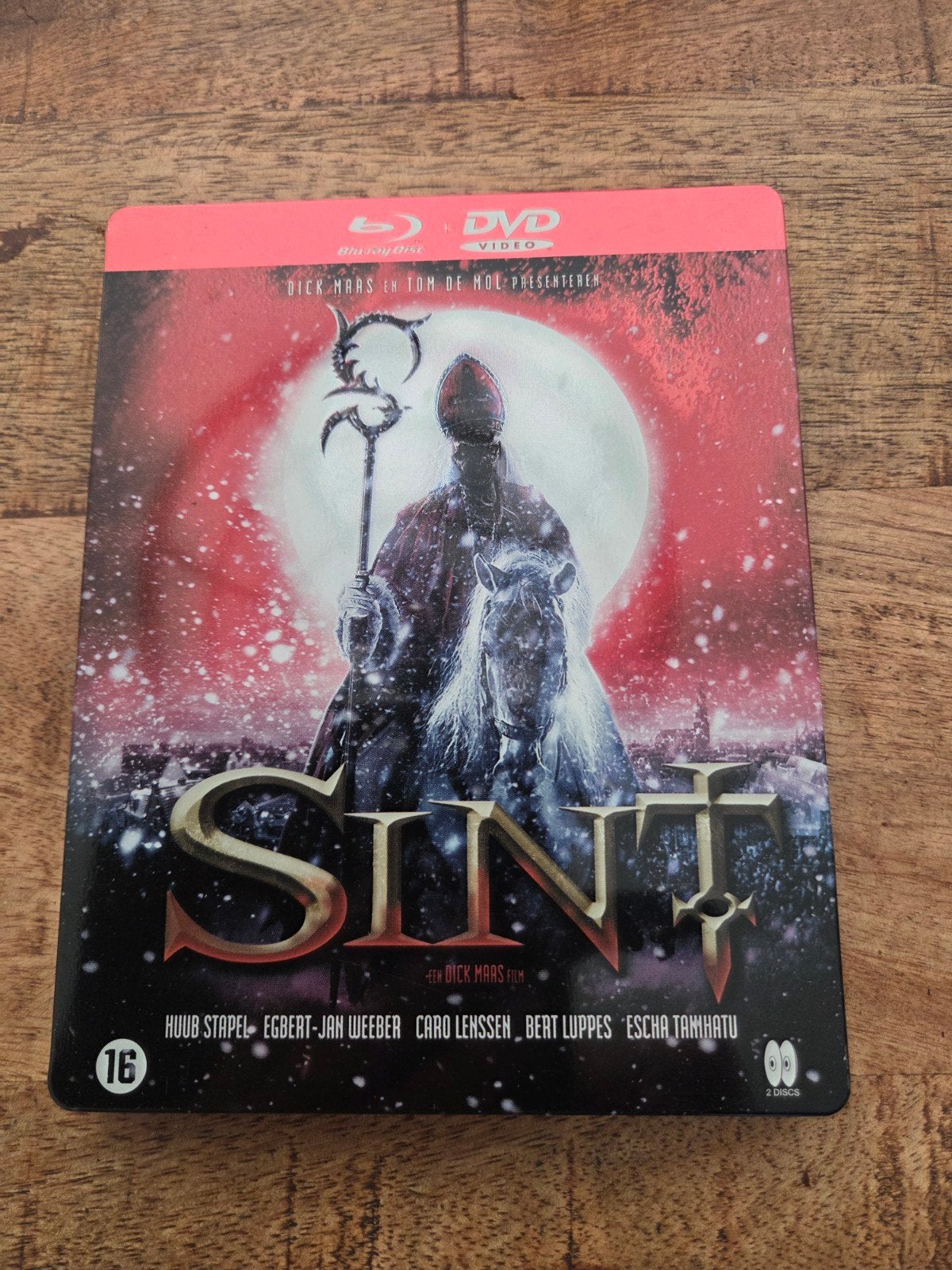 Sint blu ray en dvd (steelcase), Alle leeftijden, Ophalen of Verzenden, Zo goed als nieuw, Overige genres