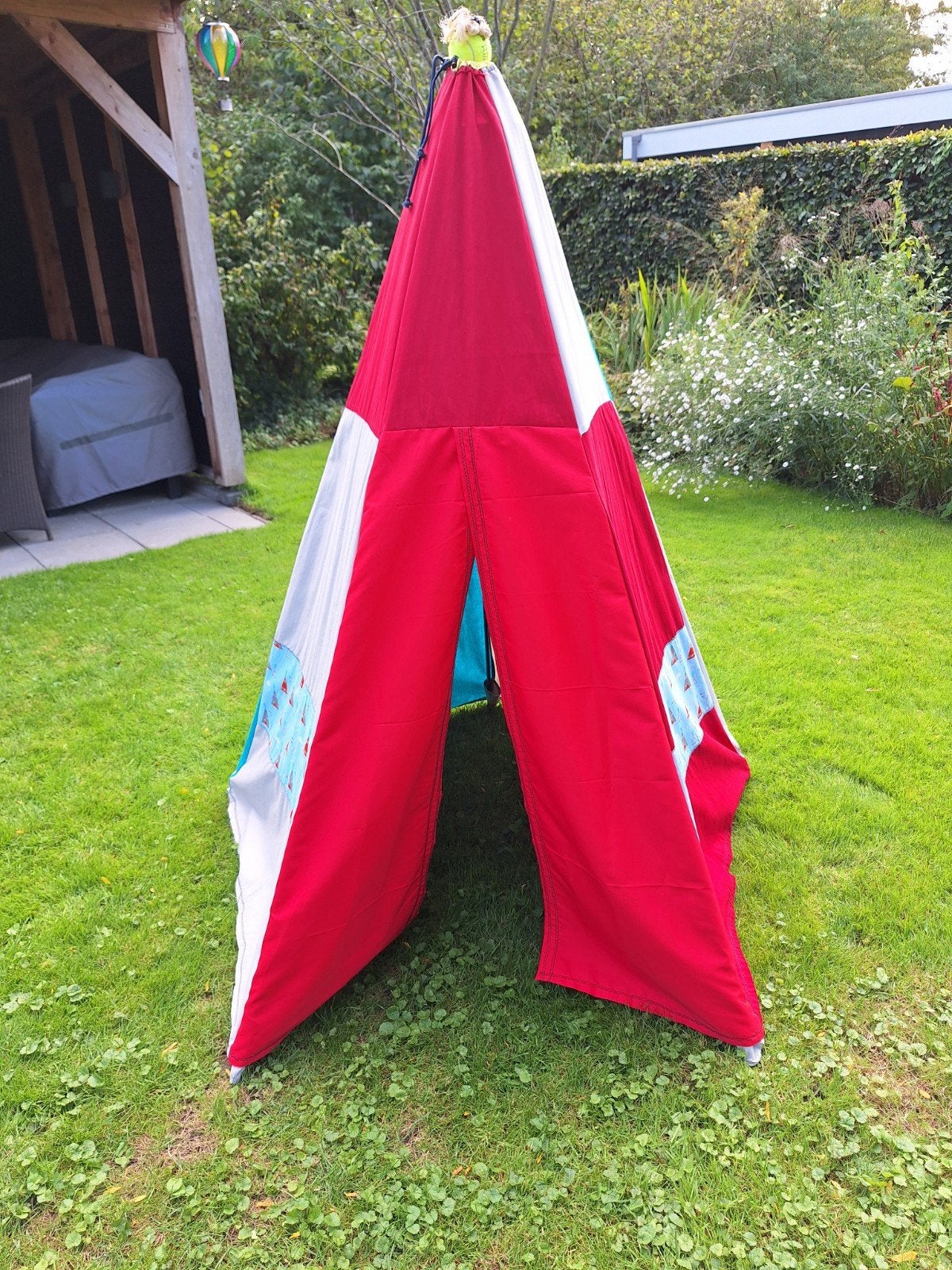 speeltent/ tipi tent, Ophalen, Gebruikt
