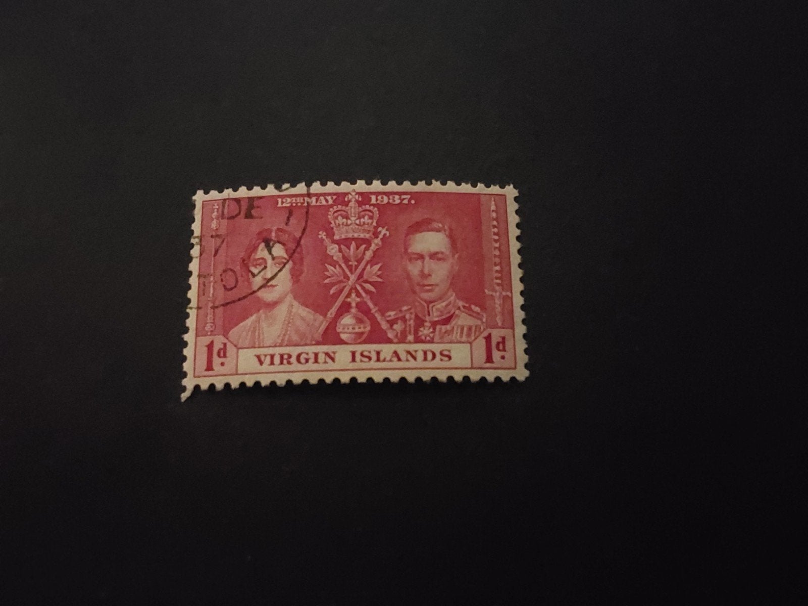 Virgin Eilanden, SG 107, Postzegels en Munten, Verzenden, Gestempeld