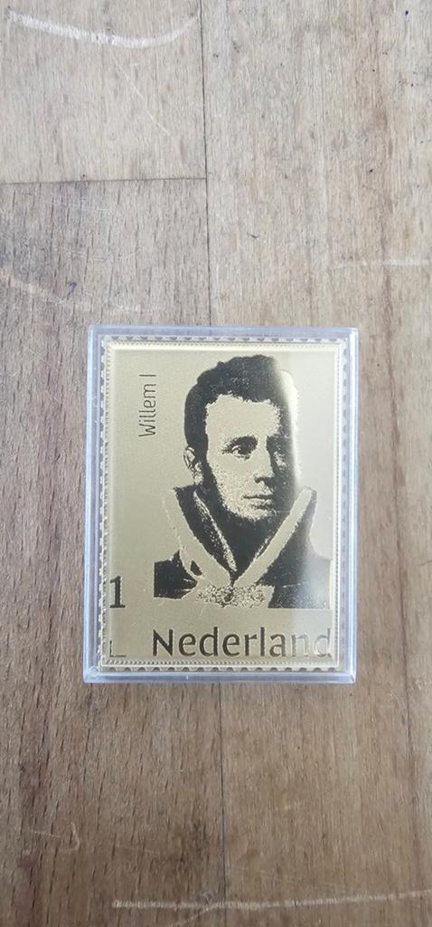 PostNL Gouden Postzegel Willem I, Postzegels en Munten, Postzegels | Nederland, Ophalen of Verzenden
