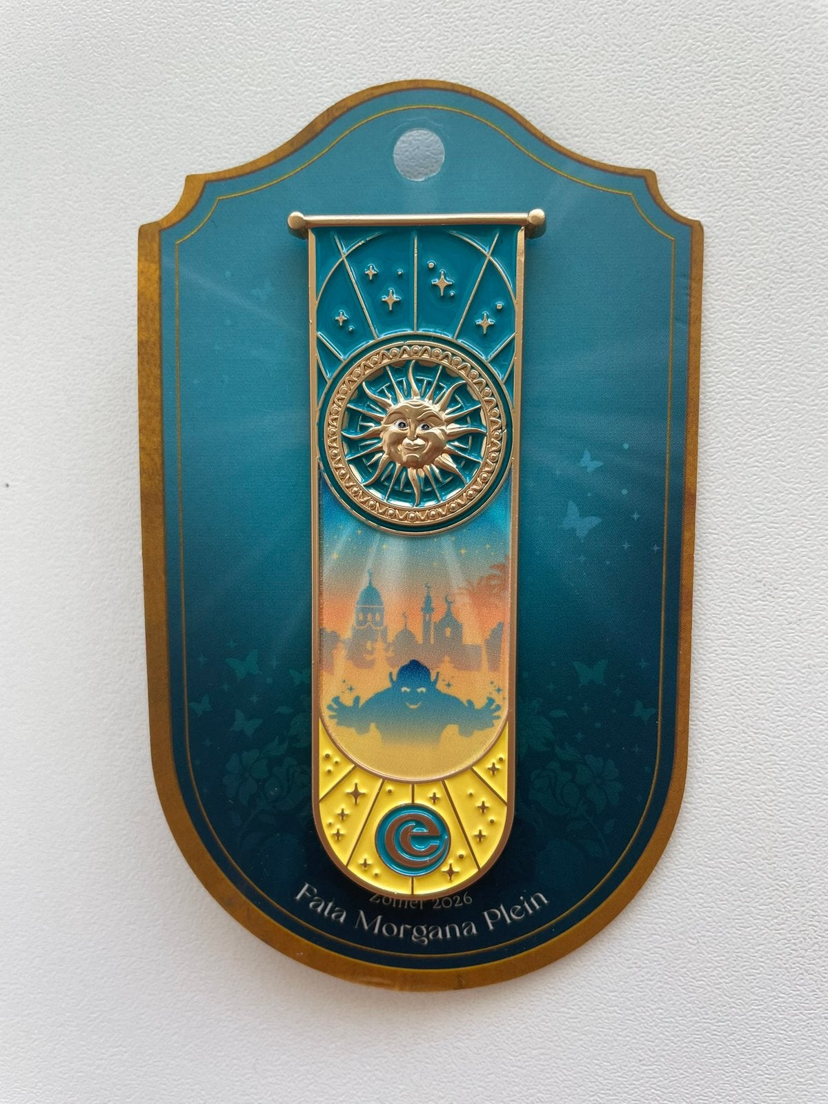 Efteling pin Fata Morgana Plein EPP 503 op kaartje, Verzamelen, Ophalen of Verzenden, Nieuw, Button of Speldje