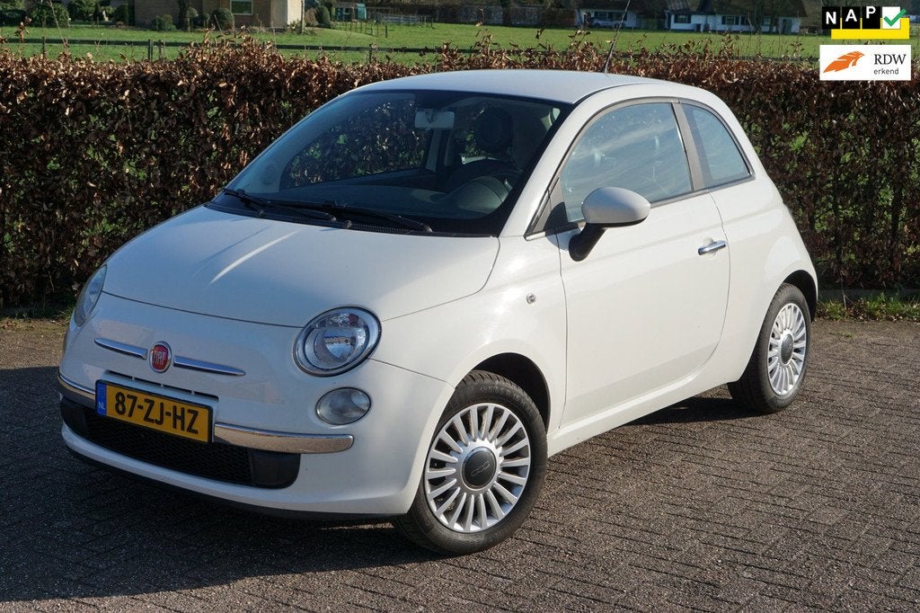 Fiat 500 1.2 Pop|Airco|Nwe koppeling|Groot onderhoud a €27, Voorwielaandrijving, Stof, Gebruikt, 1242 cc