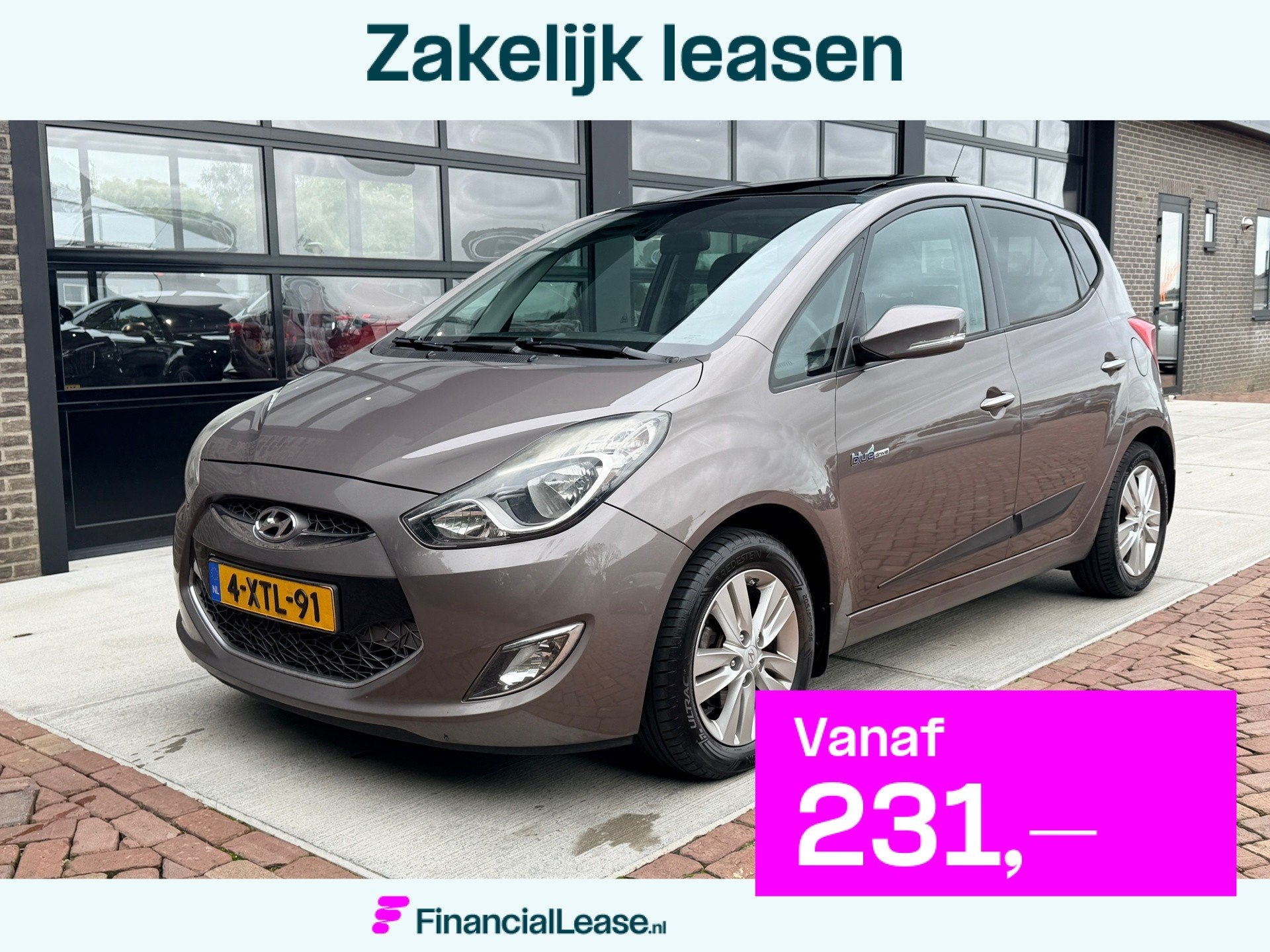 Hyundai Ix20 1.6i i-Catcher | Schuif/Kantel dak | Leer | Nav, Voorwielaandrijving, Euro 5, Gebruikt, 4 cilinders