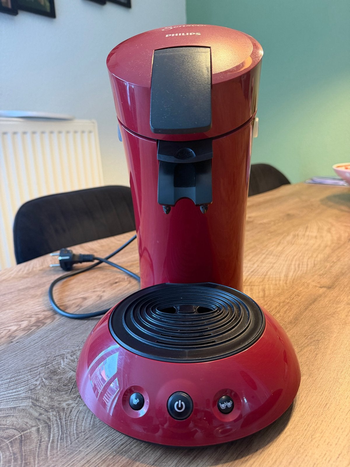 Philips Senseo Original - Rood (Gebruikt), Witgoed en Apparatuur, Koffiezetapparaten, Ophalen, Koffiepads en cups, Gebruikt, Koffiemachine
