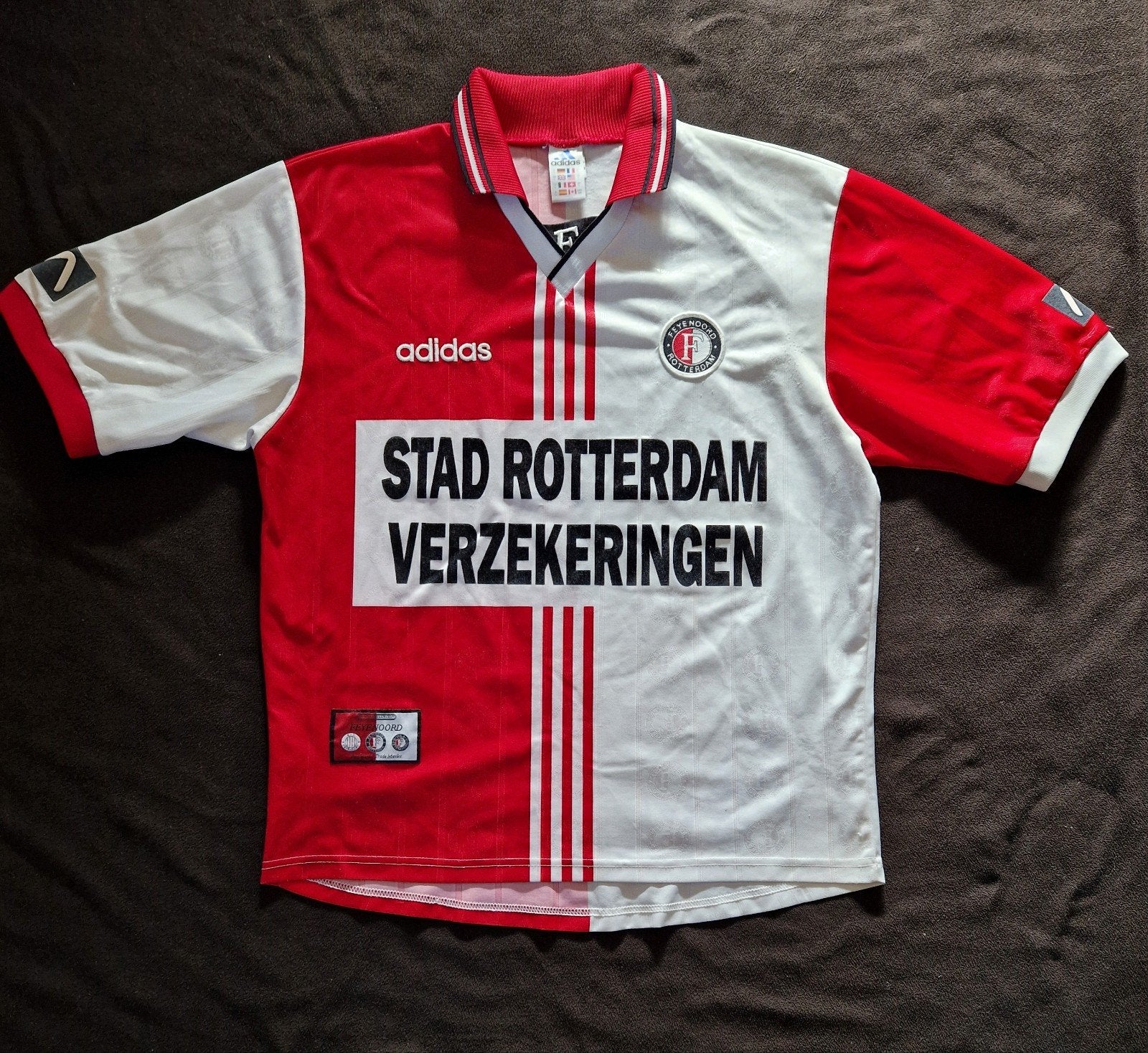 Feyenoord shirt 1997, Maat 52/54 (L), Ophalen of Verzenden, Adidas, Voetbal
