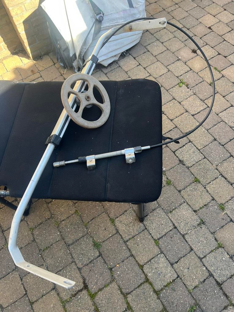 stuur met mono kabel.  universeel., Watersport en Boten, Ophalen of Verzenden, Zo goed als nieuw, Motor en Techniek