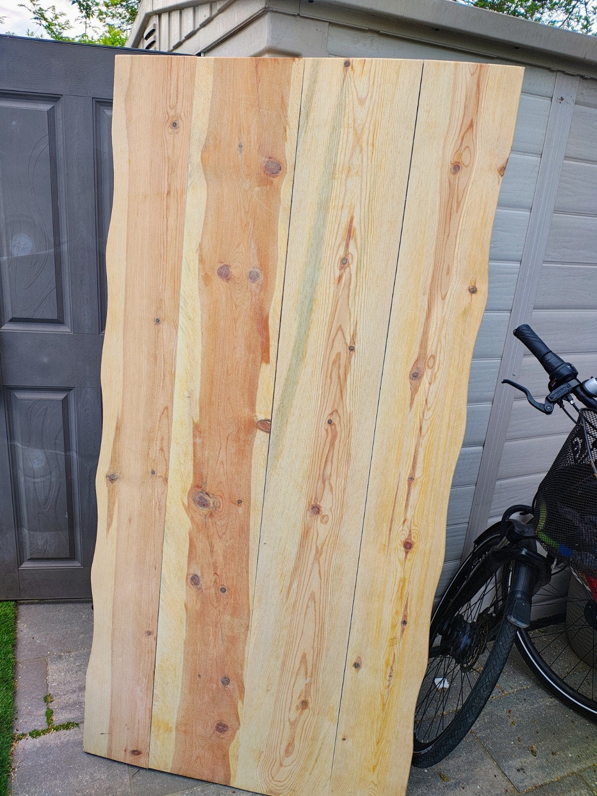 Massief eiken paneel / boomstamstijl – 180 cm, Ophalen