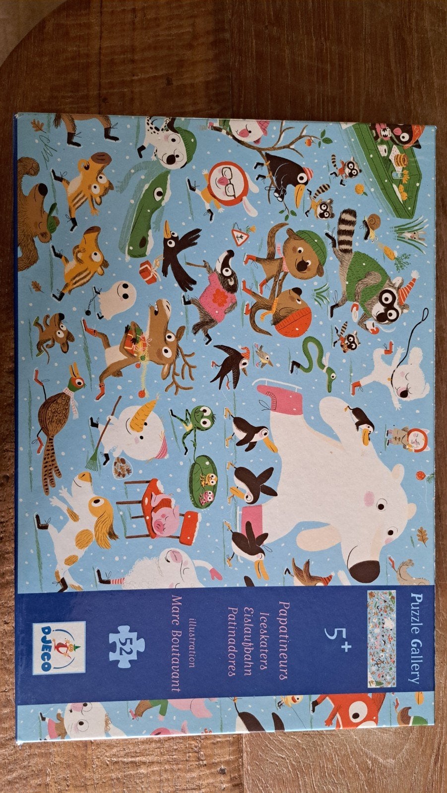 Djeco Puzzle Gallery Patineurs 52 stukjes, Ophalen, Meer dan 50 stukjes, Gebruikt, 6 jaar of ouder