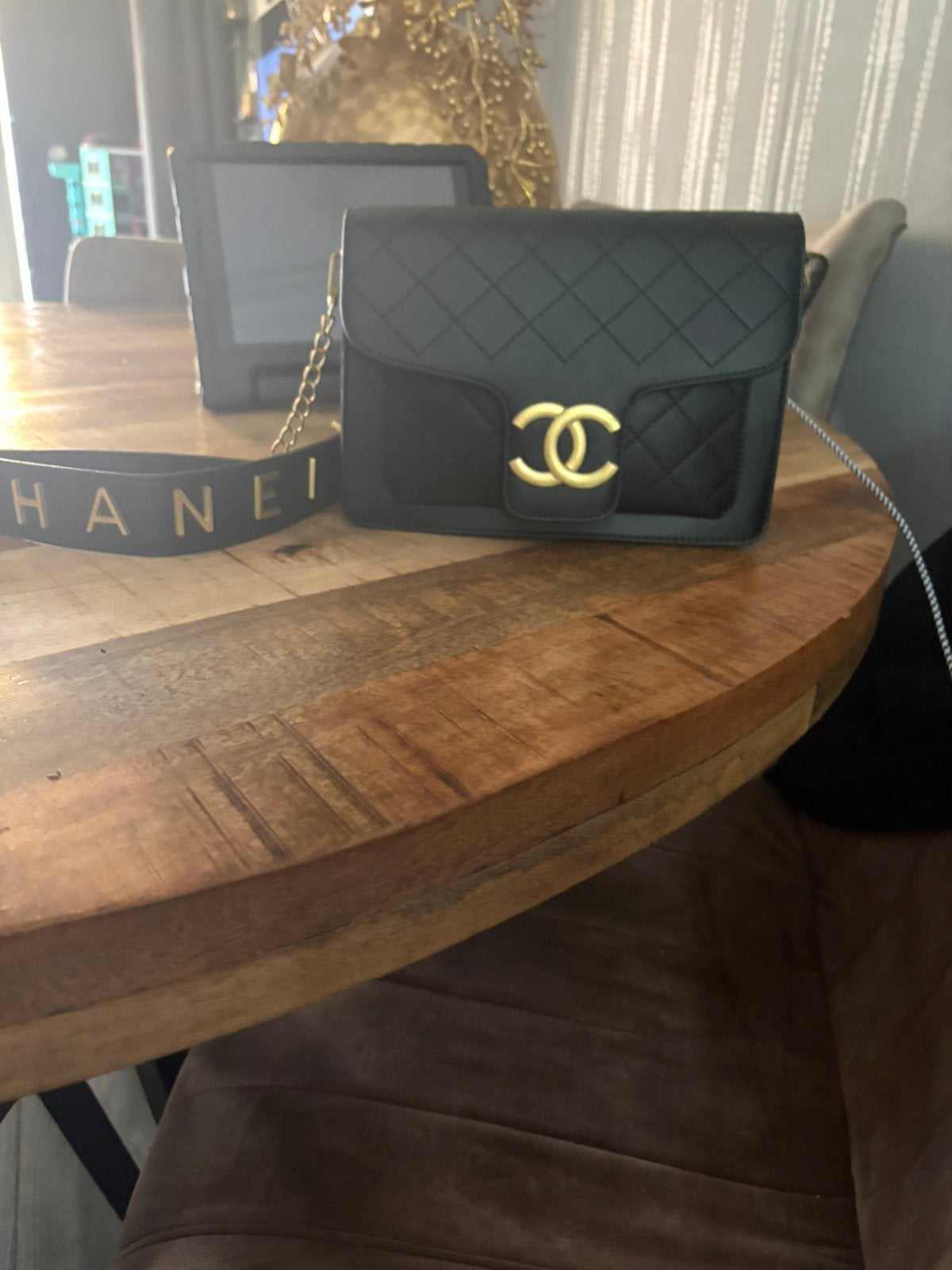 Ch tas nieuw, Sieraden, Tassen en Uiterlijk, Portemonnees, Ophalen of Verzenden, Zo goed als nieuw, Zwart