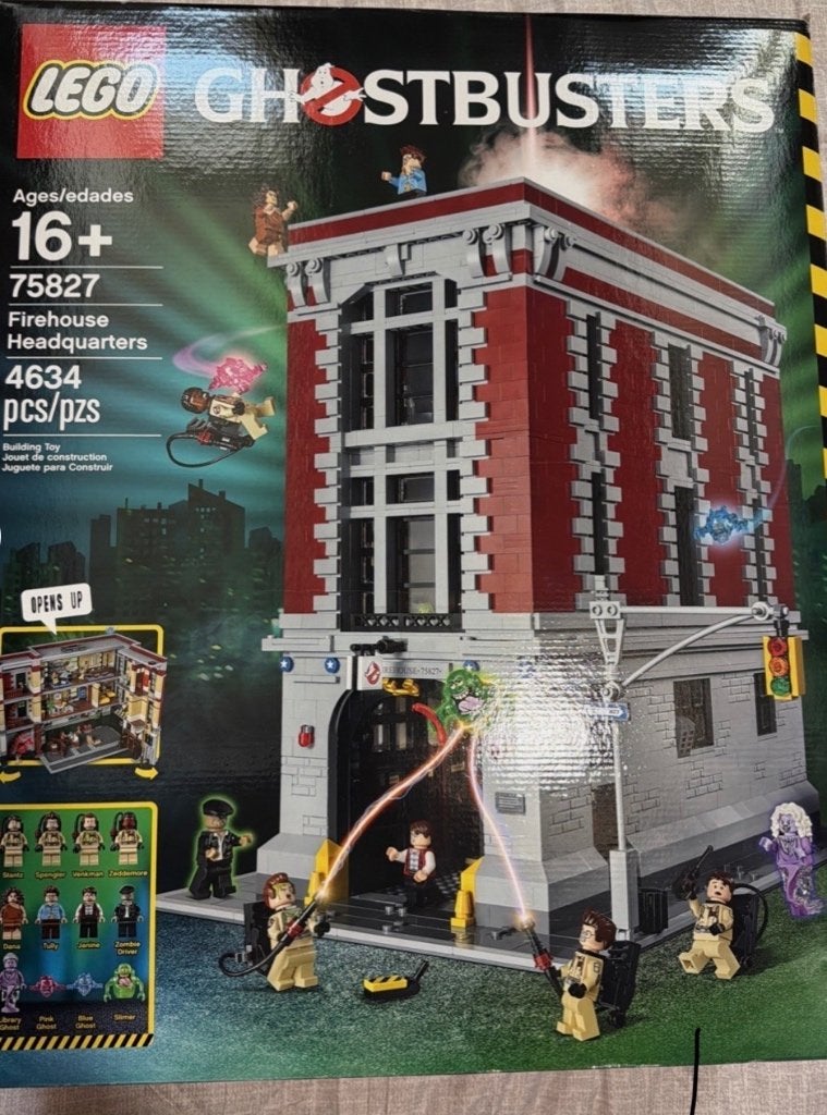 Lego 75827 Ghostbusters firehouse headquarters new sealed, Overige thema's, Lego, Nieuw, Ophalen of Verzenden