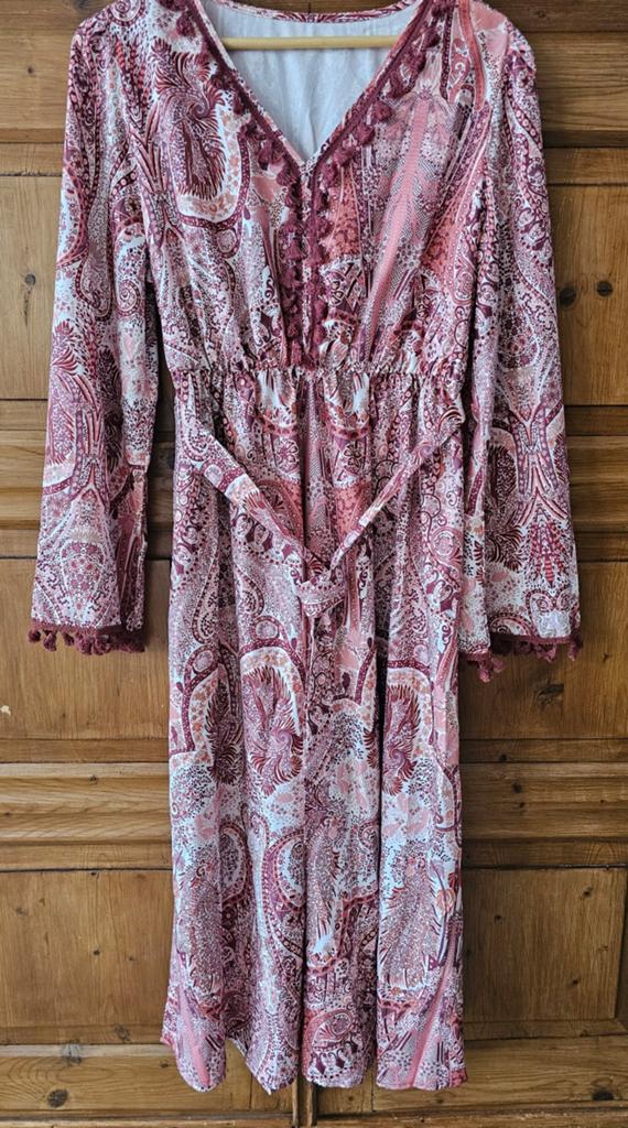 Nieuwe Boho Maxi-jurk – Maat 40 – Ongedragen, Kleding | Dames, Maat 38/40 (M), Nieuw, Ophalen of Verzenden, Rood