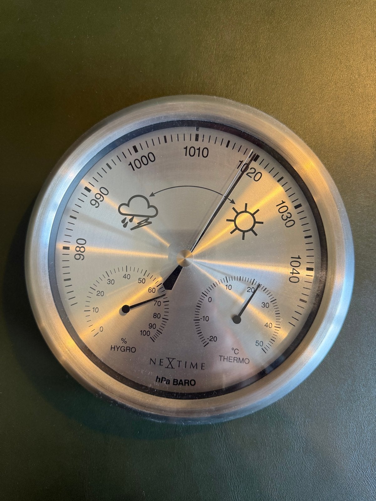 Nextime Barometer, Hygrometer en Thermometer, Ophalen of Verzenden, Gebruikt, Weerstation