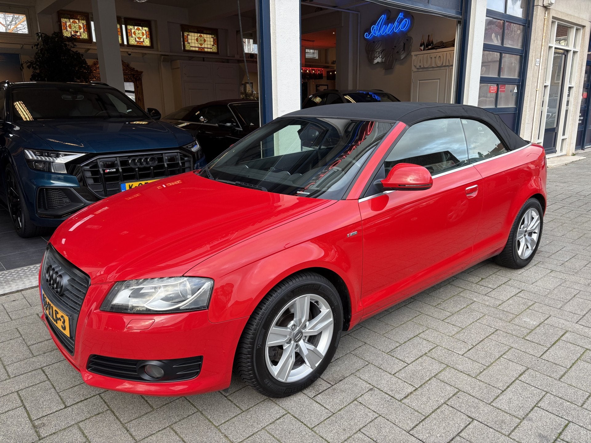 Audi A3 Cabriolet 2.0 TFSI Ambition Pro Line AUTOMAAT/S-LINE, Gebruikt, 4 cilinders, 4 stoelen, Bedrijf