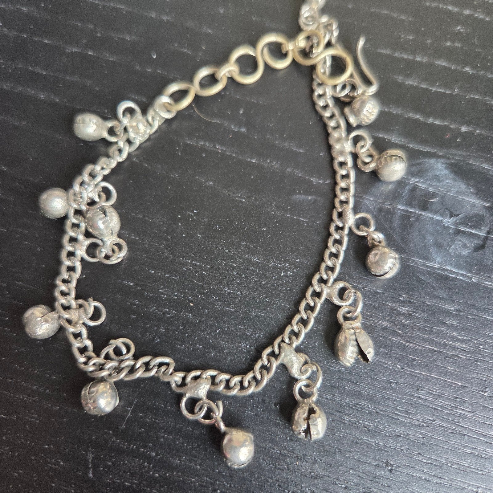 Armband met belletjes, Ophalen of Verzenden, Zilver, Zilver