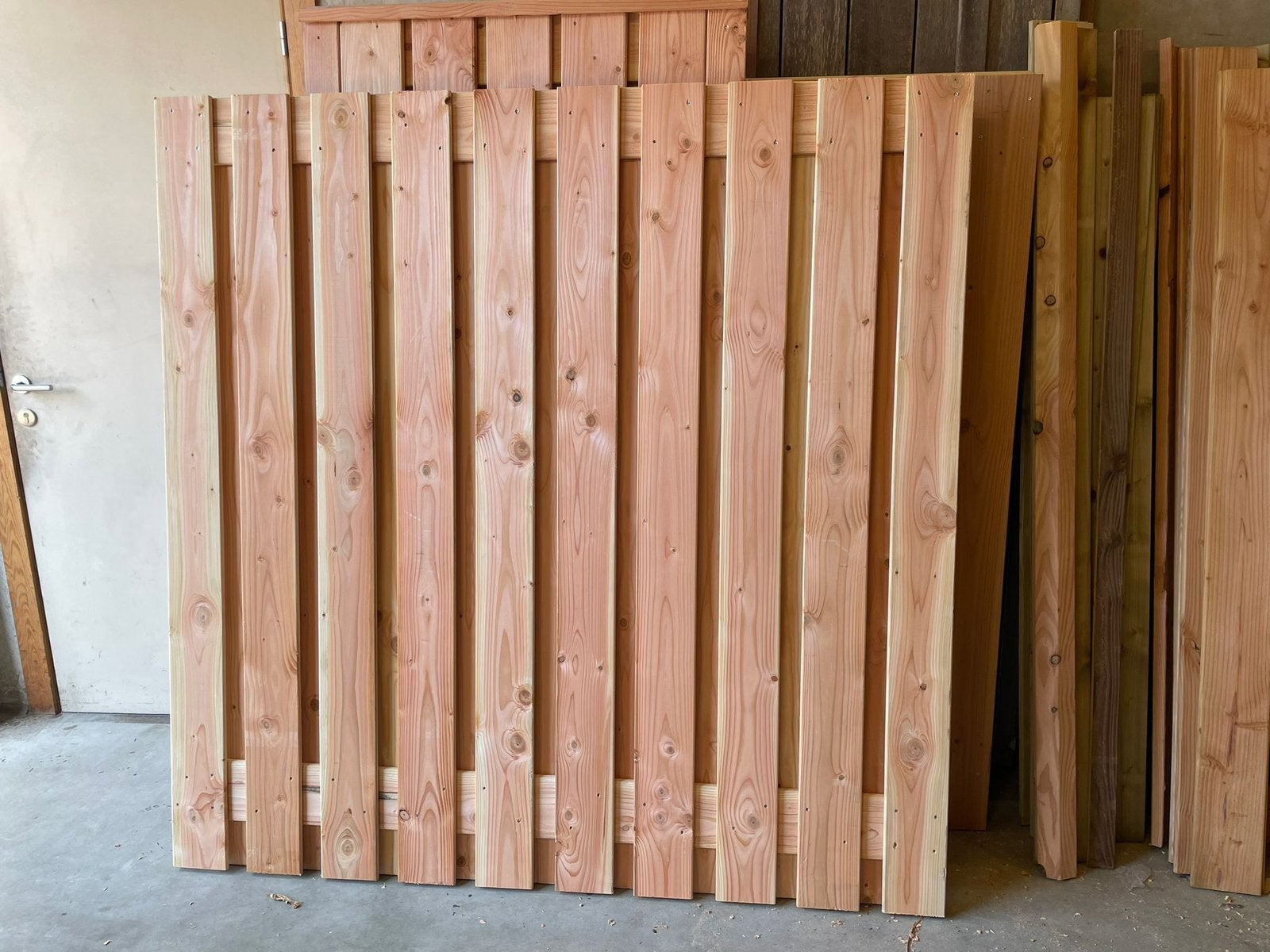 Schutting douglas geschaafd, 21-planks, 180x180 cm, 1 tot 2 meter, Minder dan 3 meter, Nieuw, Ophalen of Verzenden