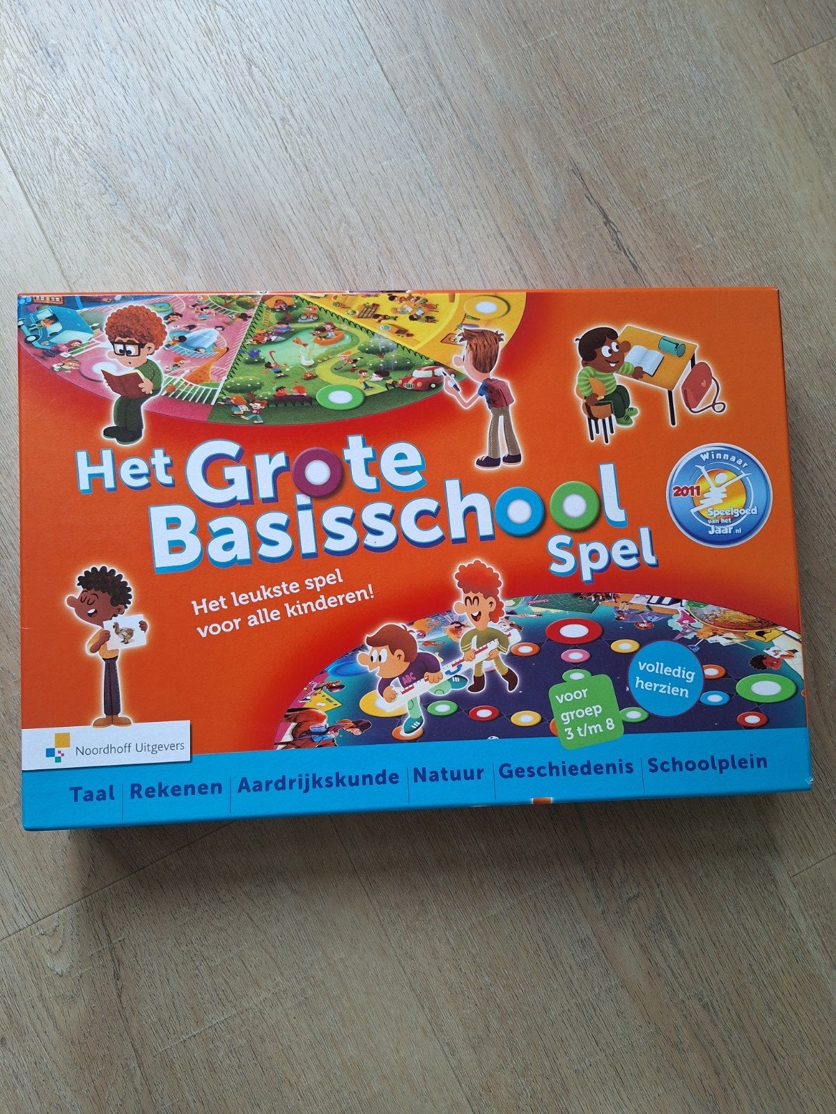 Het Grote Basisschool Spel - Educatief bordspel, Ophalen, Gebruikt, Taal en Lezen
