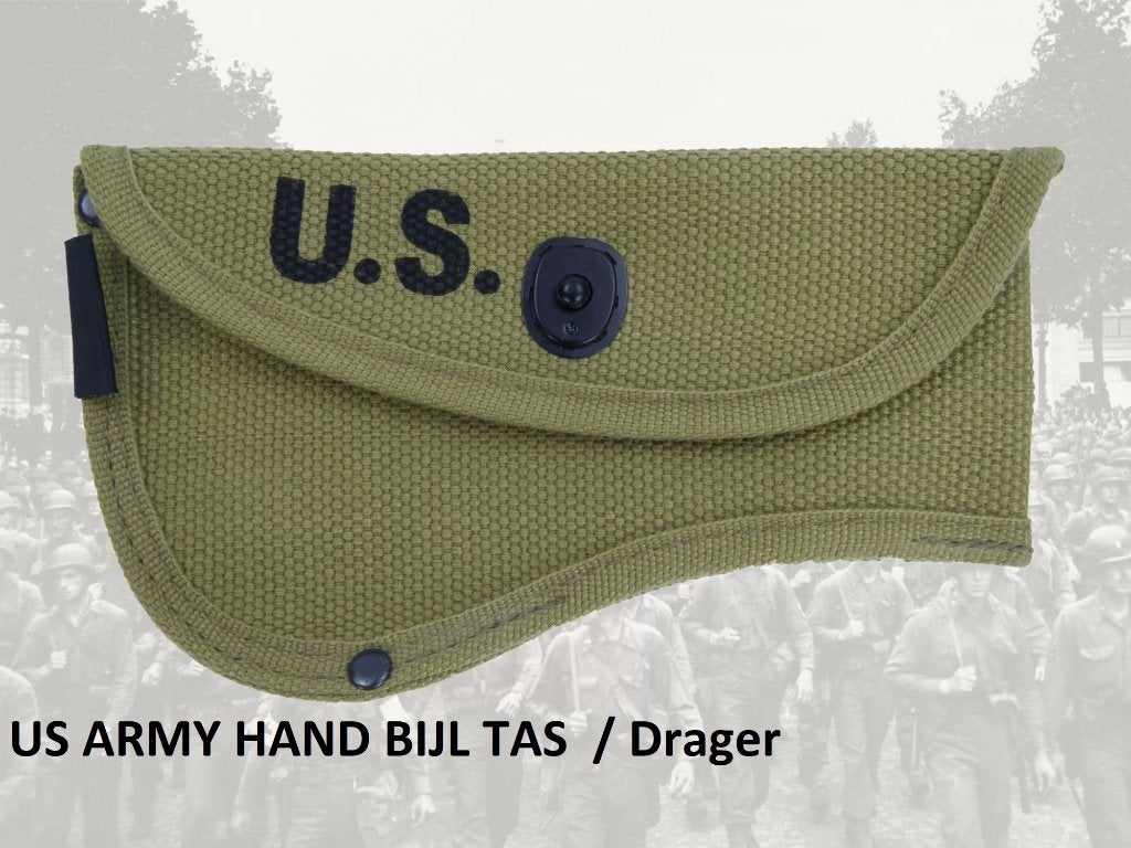 US,Army,Infanterie,Bijl,Tas,Drager,type 2,WWII, Verzenden, Landmacht, Amerika, Kleding of Schoenen
