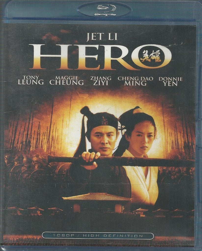 Hero met o.a. Jet Li, Tony Leung, Maggie Cheung, Vanaf 16 jaar, Film, Actie, Ophalen of Verzenden