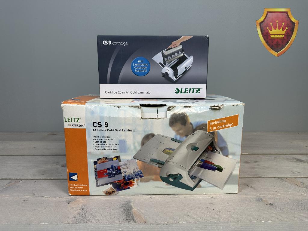 Leitz CS9 lamineermachine met cartridge, Gebruikt, Leitz, Niet Ingevuld, Niet Ingevuld