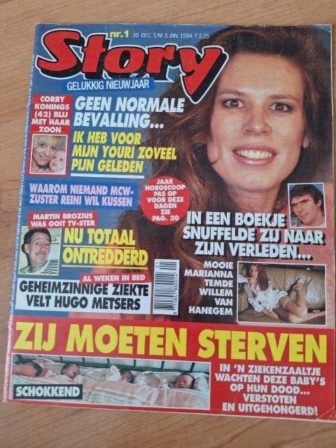 Story 1994 Prinses Diana Jos Brink Phil Collins Ben Cramer, Boeken, Verzenden, Gelezen, Overige typen