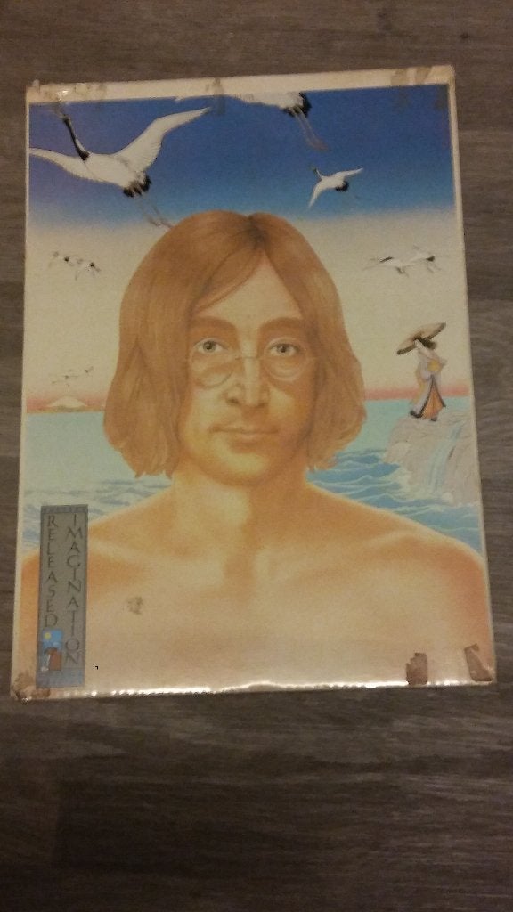 John Lennon the Beatles vintage litho print band groep, Verzamelen, Ophalen of Verzenden, Zo goed als nieuw, Overige typen