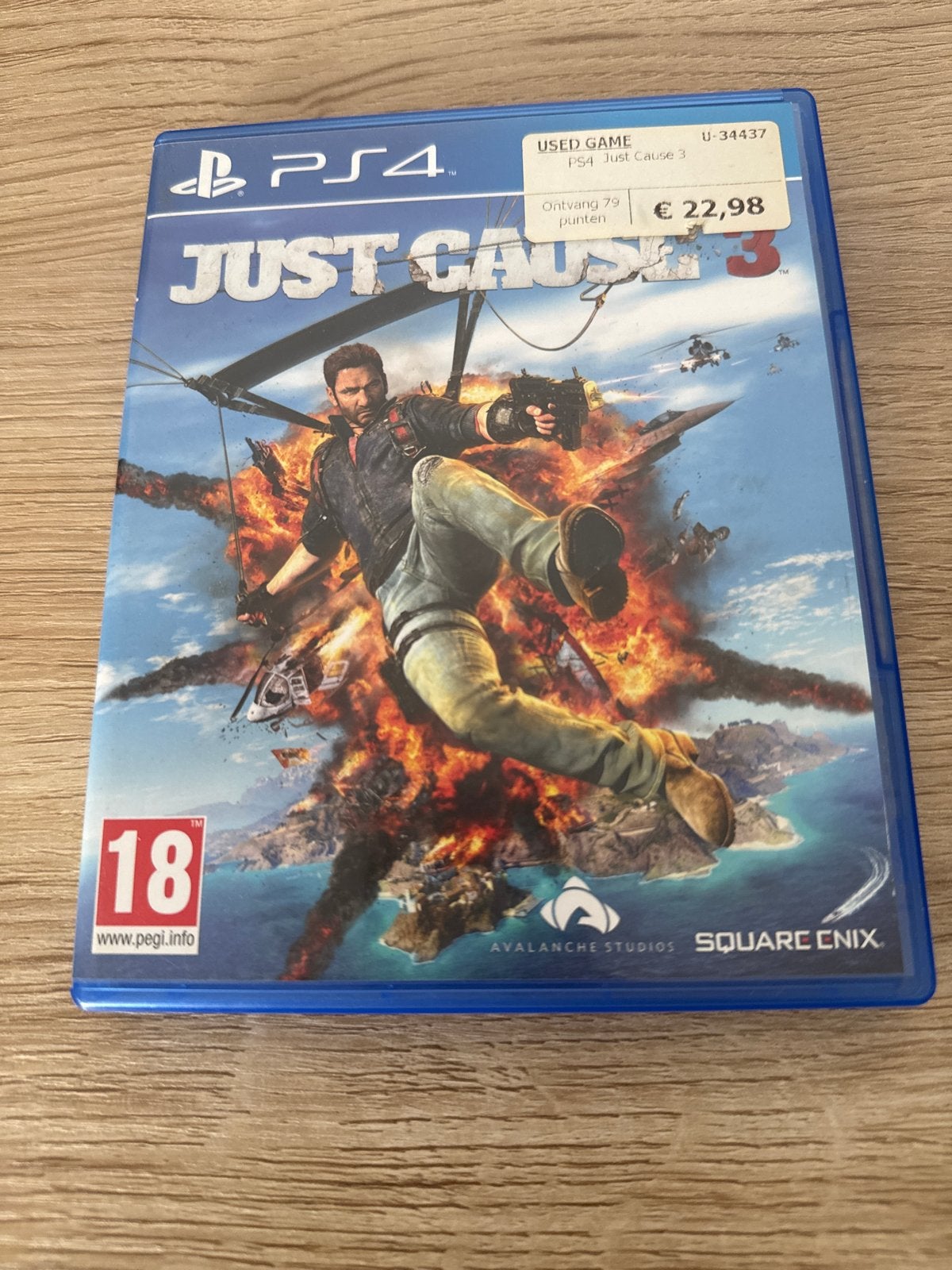 Just Cause 3 PS4 - Actie en Avontuur Game, Avontuur en Actie, Gebruikt, Vanaf 18 jaar, 1 speler