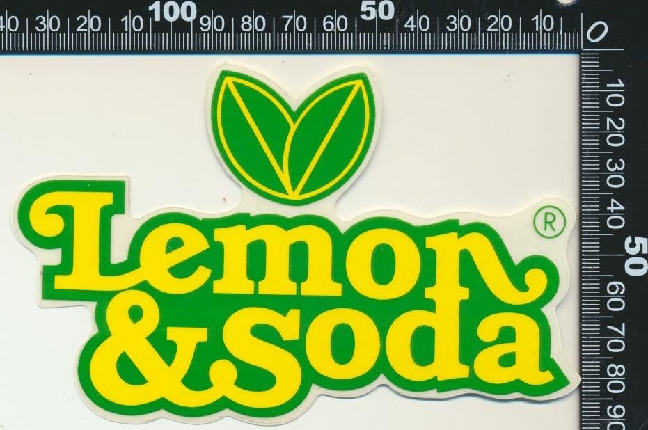 Sticker: Lemon and Soda, Ophalen of Verzenden, Zo goed als nieuw, Bedrijf of Vereniging
