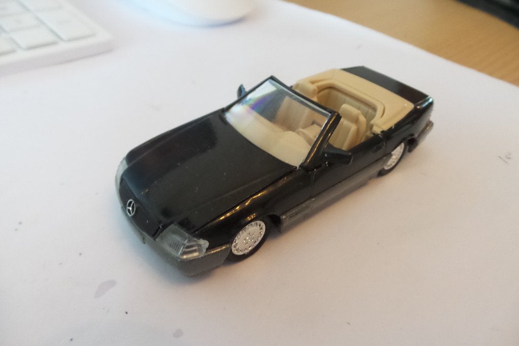 solido Mercedes 500 SL cabrio, Hobby en Vrije tijd, Modelauto's | 1:43, Ophalen of Verzenden, Zo goed als nieuw, Auto, Solido