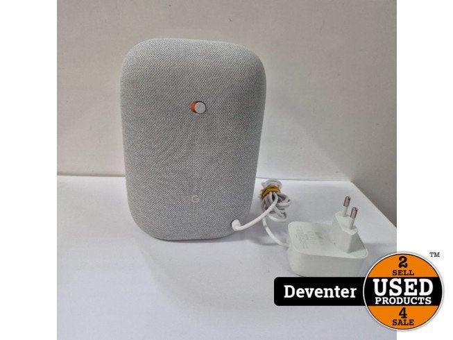Google Nest Audio Chalk in nette staat met garantie