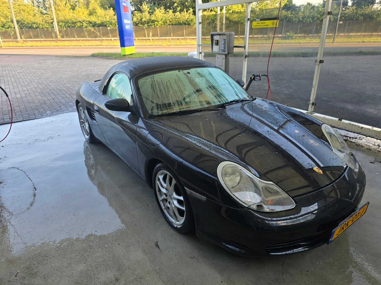 Porsche 2004 Zwart, 228 pk, Zwart, Geïmporteerd, Boxster