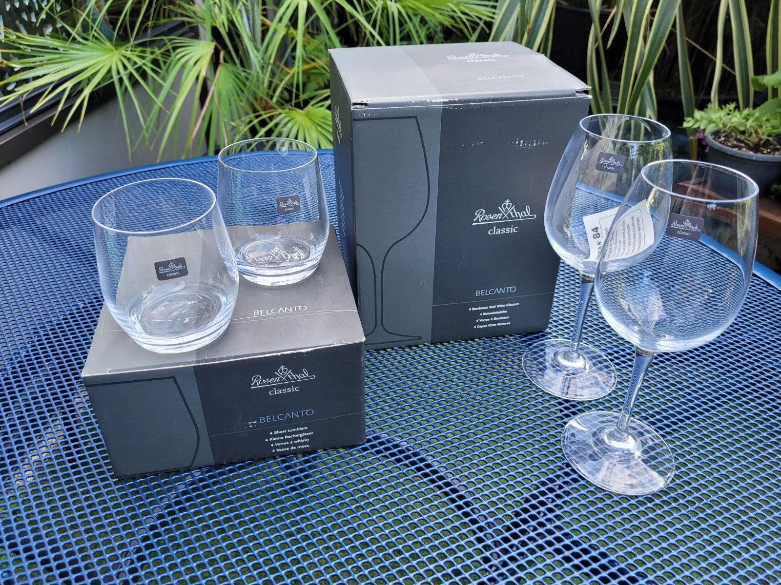 Rosenthal Classic Belcanto Glazen Set - Rode Wijn & Whisky, Ophalen, Glas of Glazen, Nieuw, Glas