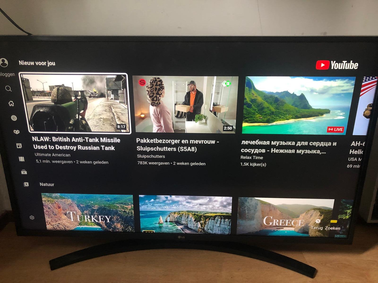 LG 43 inch smart tv 4k UHD, Ophalen, LED, 50 Hz, Zo goed als nieuw