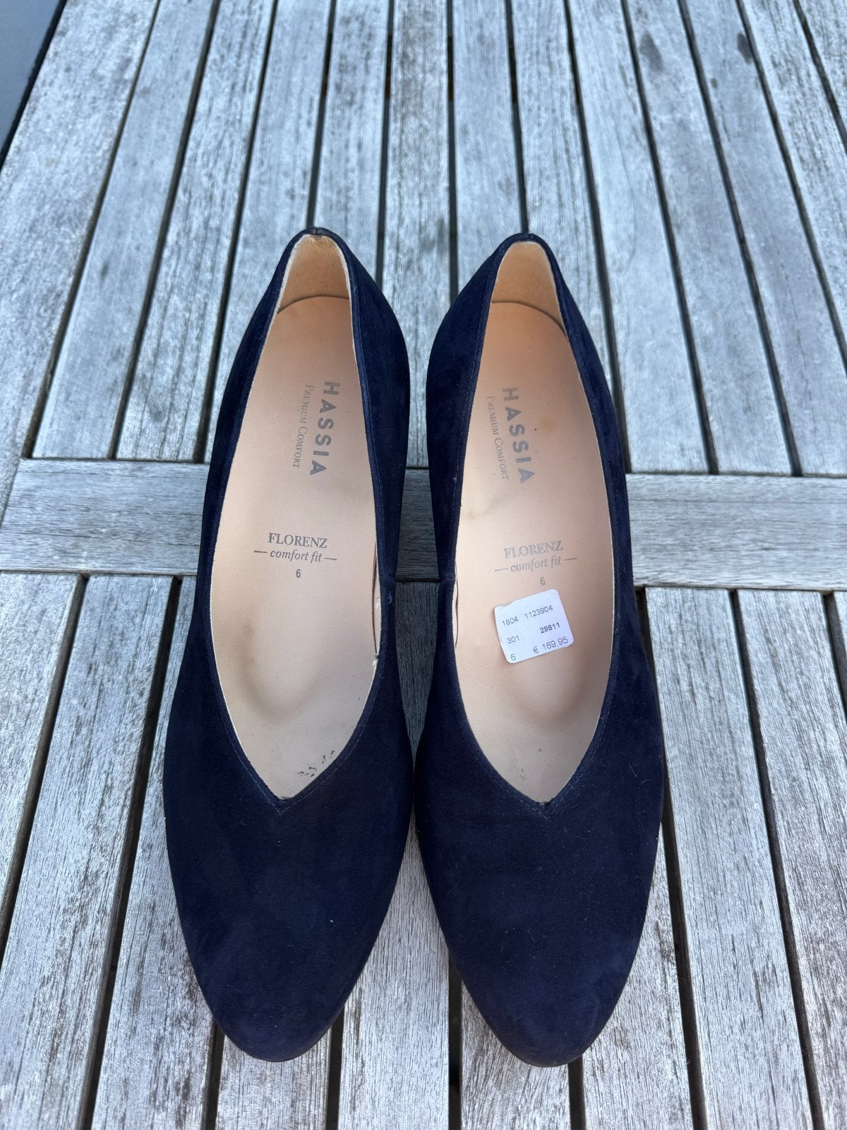 Hassia Florenz Comfort Fit Pumps - Maat 39 (UK 6), Kleding | Dames, Schoenen, Ophalen of Verzenden, Nieuw, Blauw, Pumps