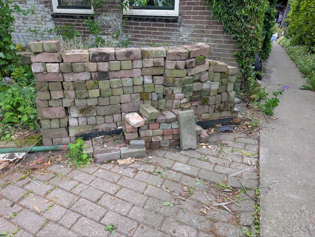 Gratis bakstenen, Ophalen, Gebruikt, Beton, Klinkers