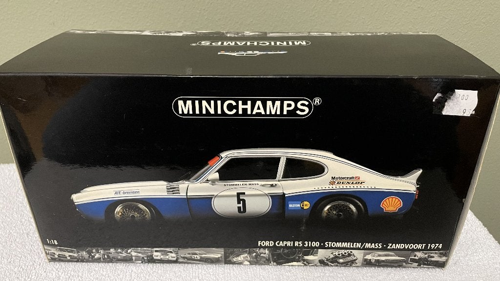 Minichamps Ford Capri RS 3100 1:18, nieuw in doos, Hobby en Vrije tijd, Modelauto's | 1:18, Ophalen of Verzenden, Zo goed als nieuw