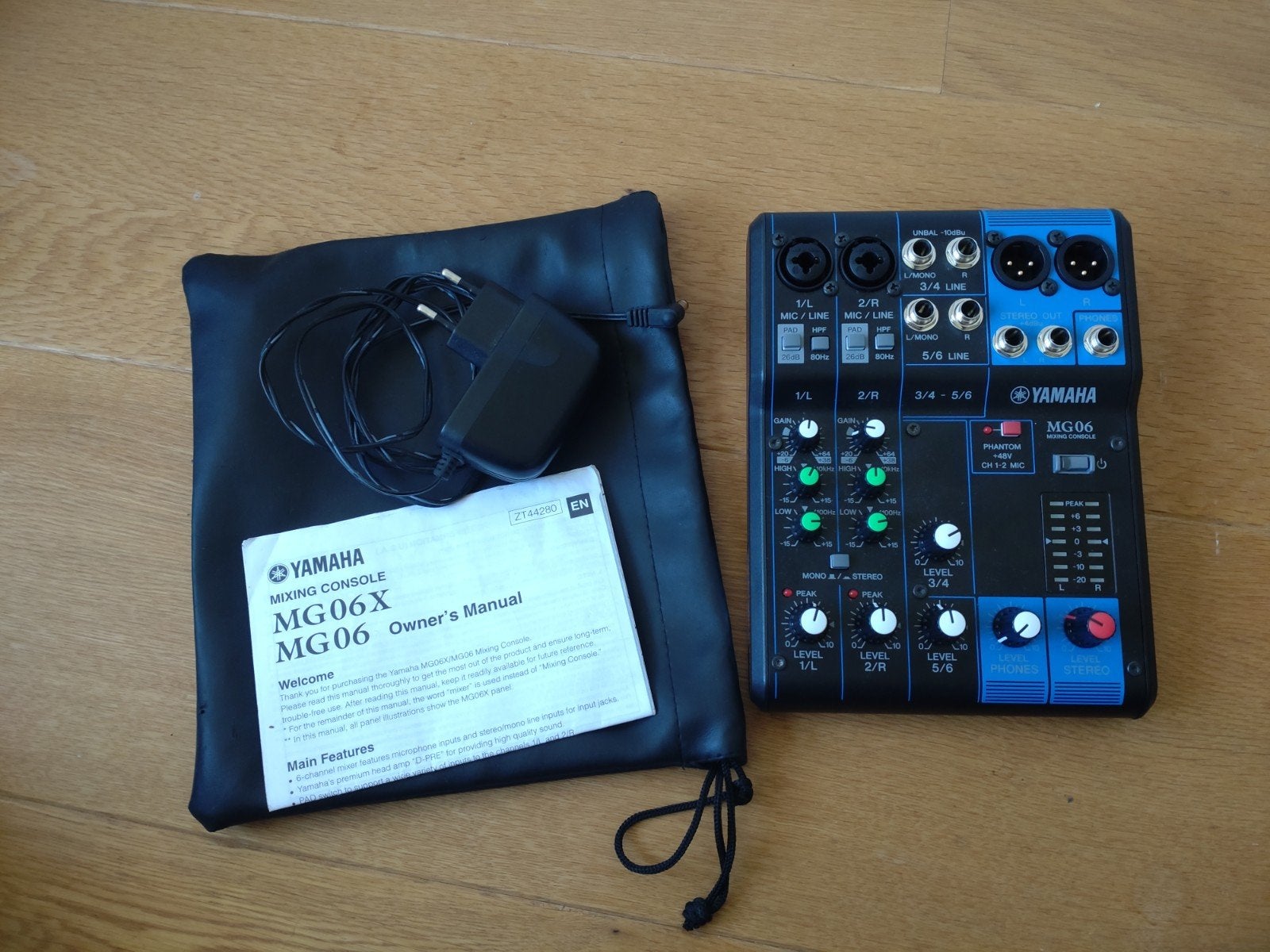 Yamaha MG06 Mengpaneel - Compacte Mixer, Ophalen of Verzenden, Zo goed als nieuw, 5 tot 10 kanalen, Microfooningang