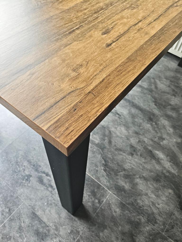 Eettafel 160x90, Huis en Inrichting, Tafels | Eettafels, Zo goed als nieuw, 150 tot 200 cm, Rechthoekig, 50 tot 100 cm