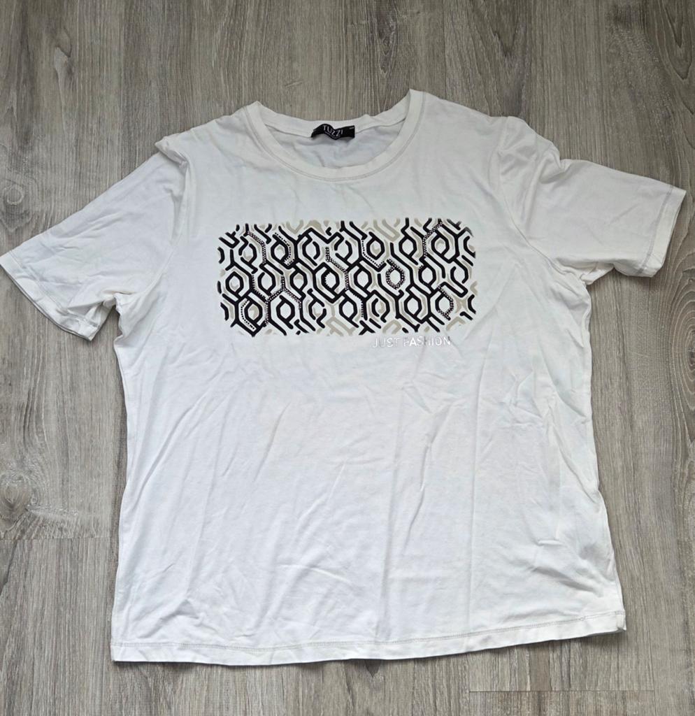Mooi wit shirt van TUZZI maat 44, Wit, Maat 42/44 (L), Ophalen of Verzenden, Zo goed als nieuw