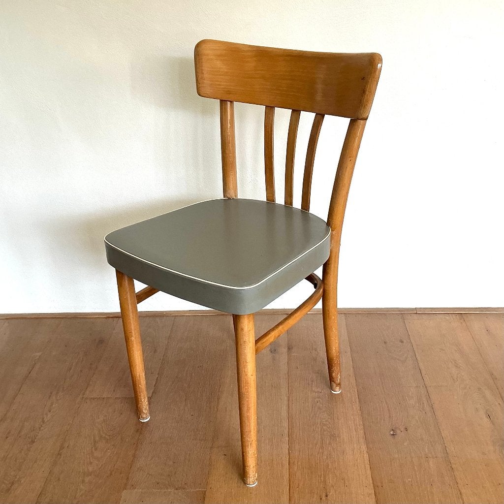 Vintage KOK 60s keukenstoel, Ophalen, Gebruikt, Overige kleuren, 60s