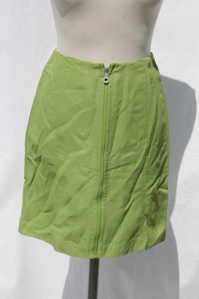 Leuke groene korte rok.Rits.Mt 36.Merk Vanilia, ., Zwart, Ophalen of Verzenden, Zo goed als nieuw